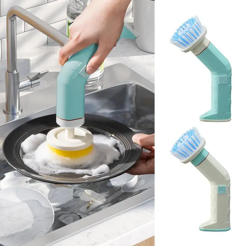 ElectricSpinScrubberKitchenHomeHandheldDishwashingBrushElectric