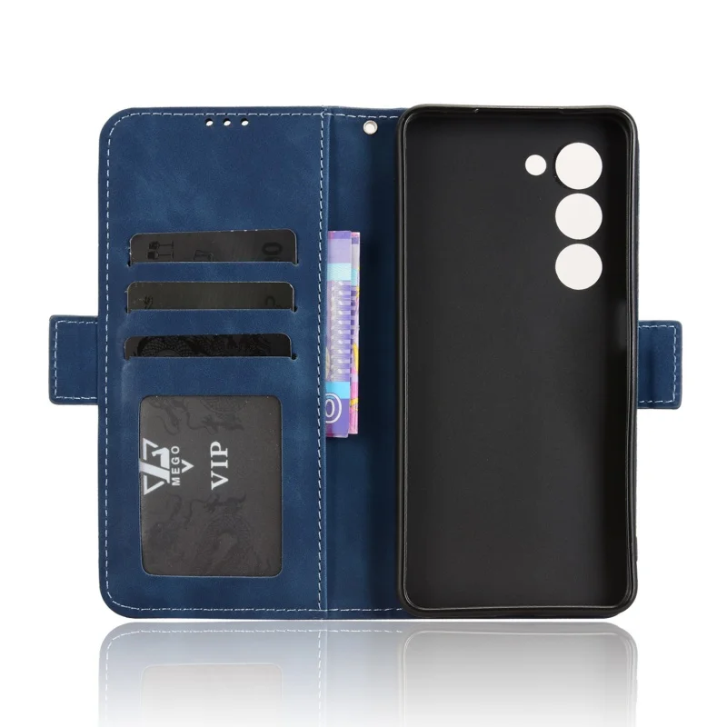 Leather Wallet Flip Case with Multi-Card Slots
