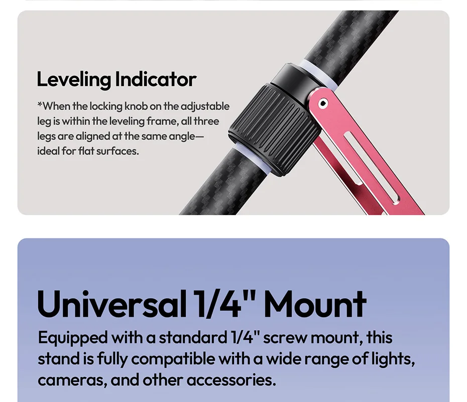  T230 Reversible Leg Light Stand Tripod 58-230CM Tripod for COB Light Softbox C