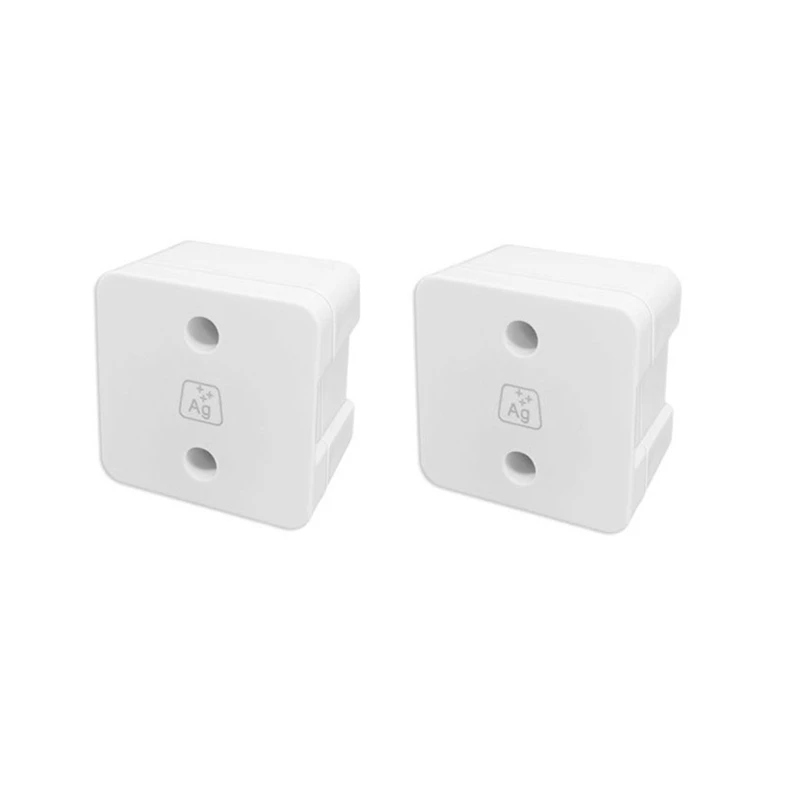 

2 шт. Для ECOVACS Ag + модуль стерилизации, серебряные ионные аксессуары для DEEBOT X1 / T10/TURBO/series, запасные части, белые