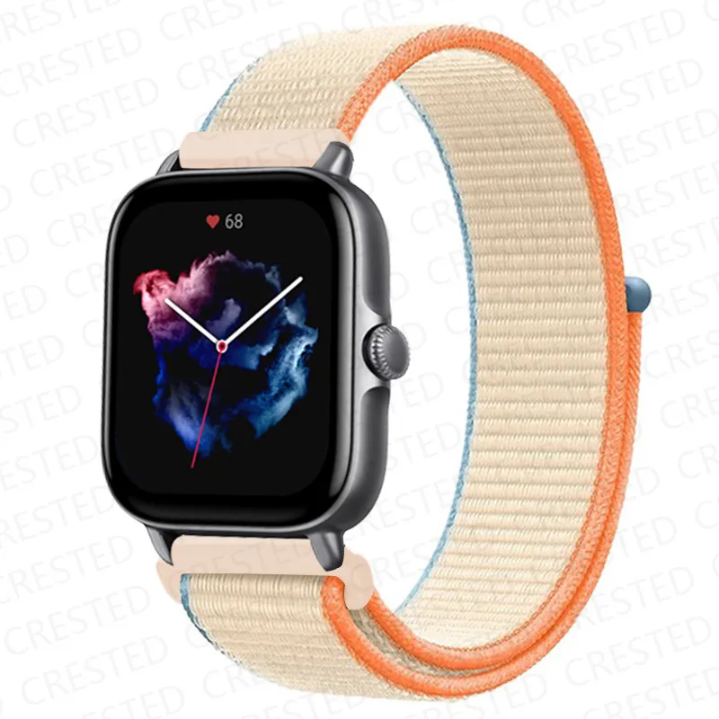 Nylon Sport Watch Band Bracelet - 20mm/22mm Adjustable Strap