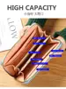 Women's Wallet Wristlet Long Clutch Zip Around Casual Leather Purse Large Capacity Credit Card Holder with Grip Hand Strap 3
