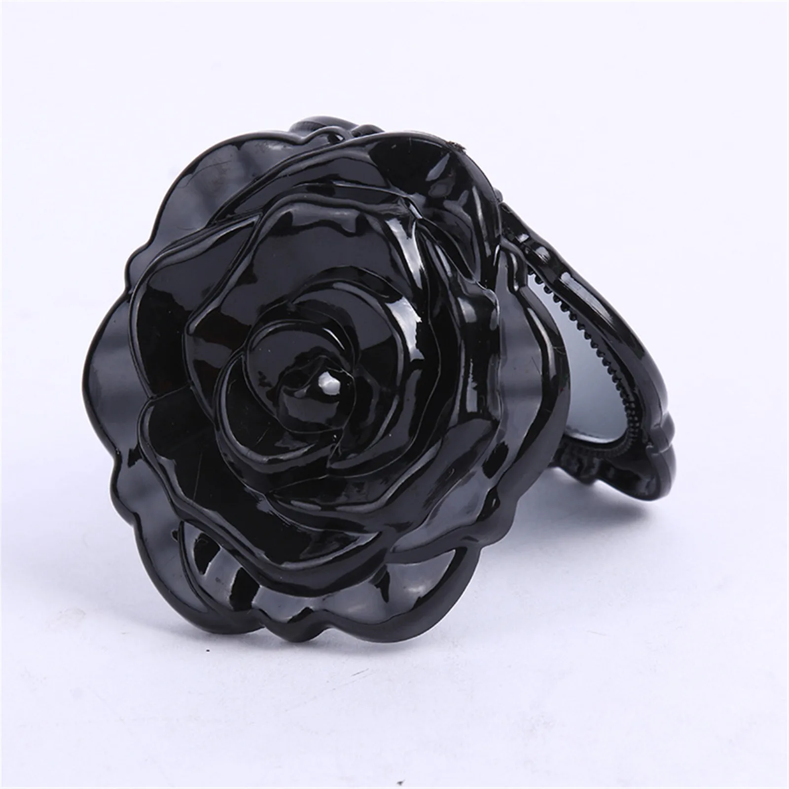 Makeup Hand Holding Mirror 1pc Portable Mini Mirror Retro Rose Flower Small Pocket Makeup Mirror Double Sided Hand Mirrors Compact Cosmetic Beauty Tool