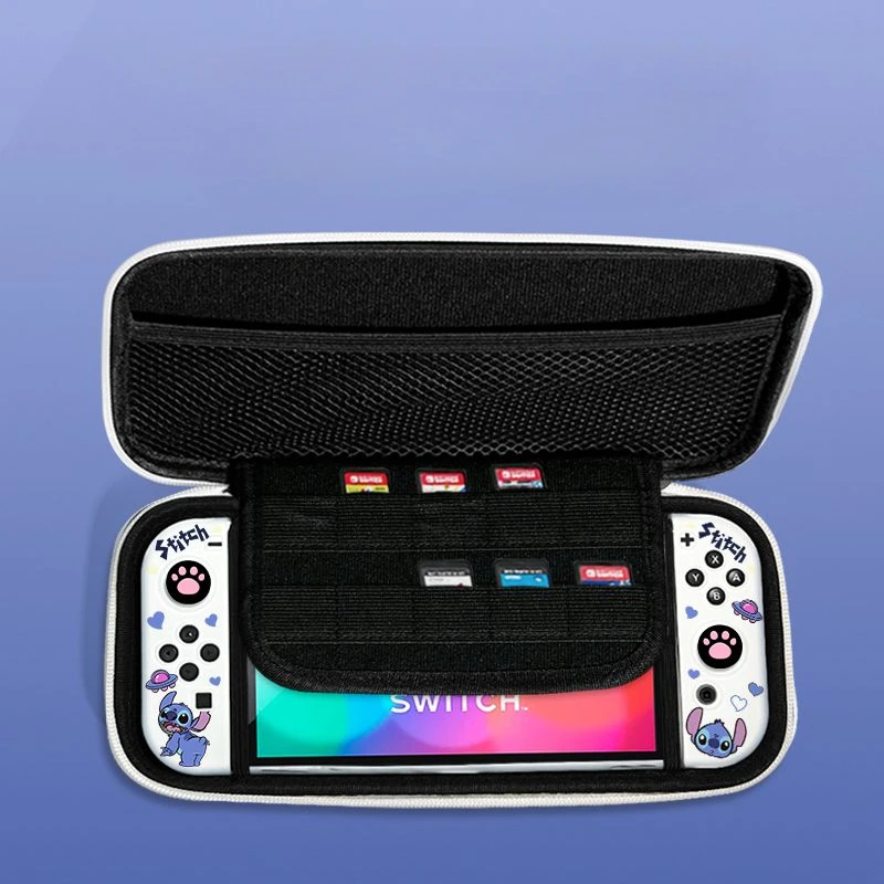 디즈니 Steedy 스위치 Oled 보관 가방 Nintendo 스위치 콘솔 남성과 여성을위한 대용량 보관 상자 휴일 선물