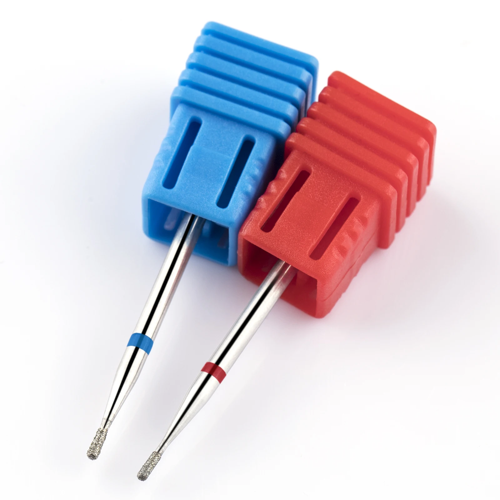 TP 2 개/몫 불꽃 네일 드릴 비트 러시아 매니큐어 손톱 큐티클 제거 도구에 대한 매니큐어 드릴 비트에 대한 다이아몬드 밀링 커터