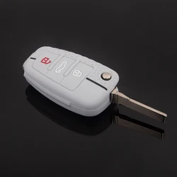 Silicone Car Key Fob Protective Cover in Black (Gray)