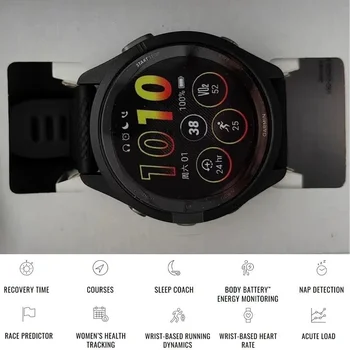 Garmin Forerunner 255 46mm Sports Smartwatch with 1.3-Inch Color Screen, 14-Day Battery, Calorie Monitor, RAM, Bluetooth, Wi-Fi, 5ATM Water Resistant 7
