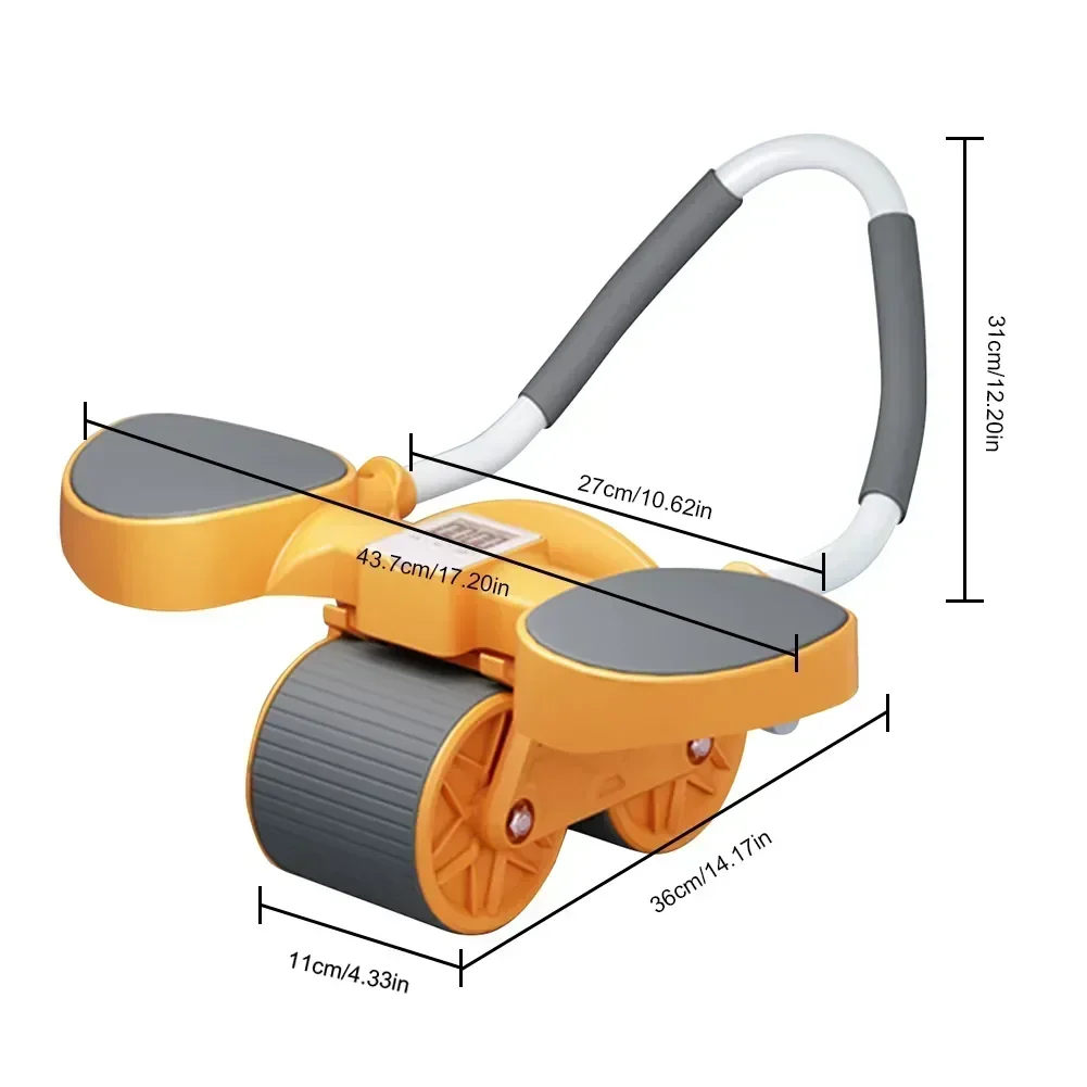 

Exerciser Support 2 Stretch In Pad Abdominal Push-up Wheel Belly Wheels 1 Flat With Muscle Roller Digital Mute Counter