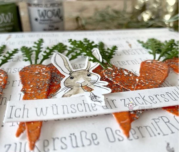 Mmao Crafts Metall-Stahlschneideformen, neue Karotten-Dekorationsschablone für DIY-Scrapbooking, Papier-/Fotokarten, Prägeformen