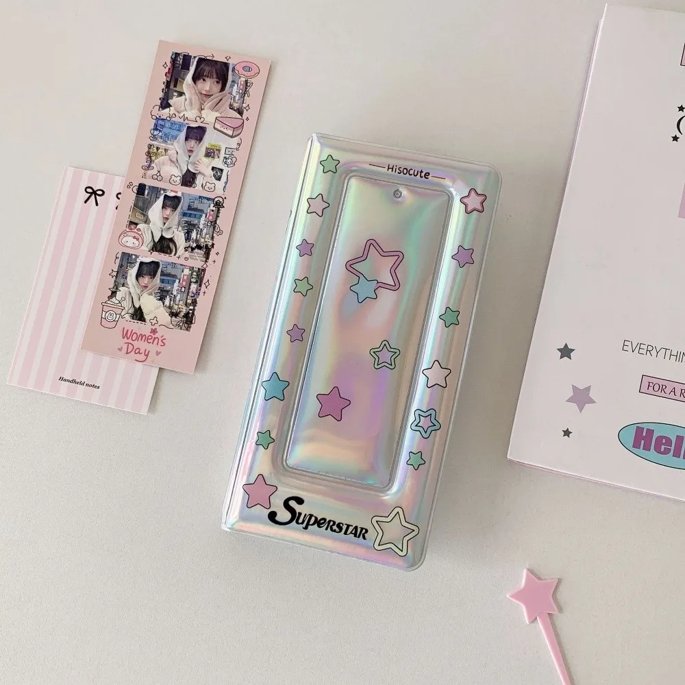 PVC Star Chasing Photo Album Heart Idol Card Case