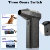 130000RPM Electric Air Dust Collector,for Cleaning Keyboard & PC 3-speed Adjustable Rechargeable Cordless Jet Drying Hair Dryer 4
