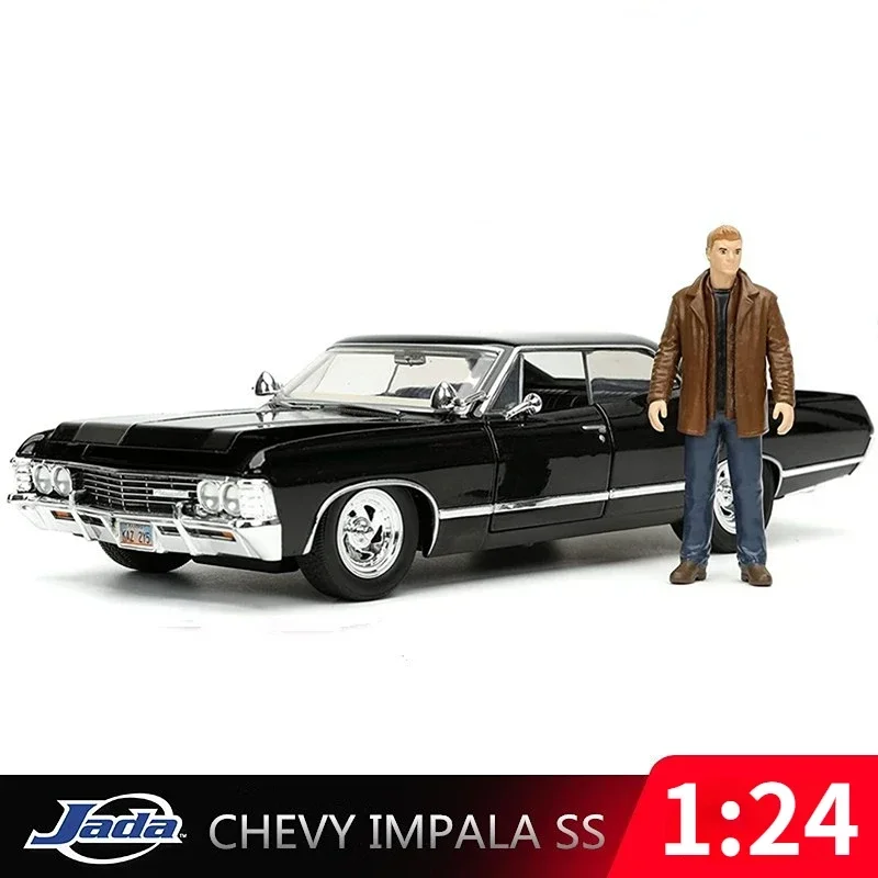 

Jada 1:24 1967 Chevrolet Impala SS Sport Sedan High Simulation Diecast Metal Alloy Model Car CHEVY Toys for Kids Gift Collection
