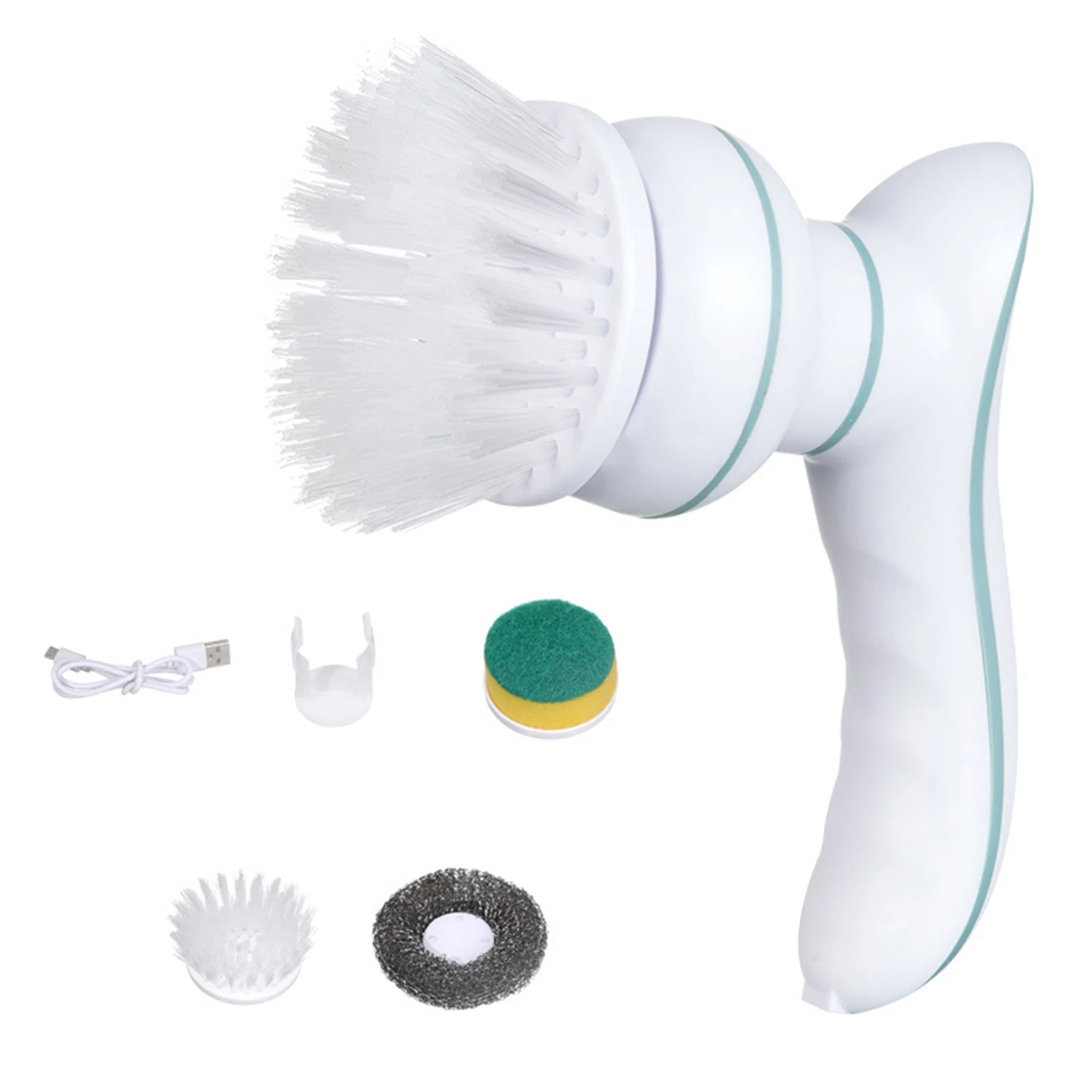 

Electric Cleaning Brush Adjustable Waterproof Cleaning Tool for Kitchen Bathroom Tub Tile
