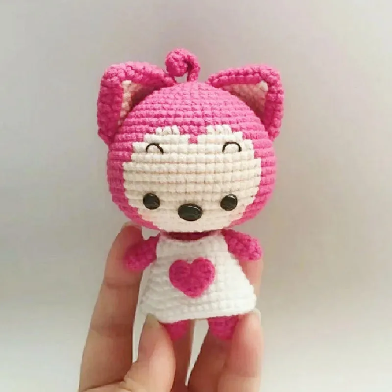 2pcs/Handwoven Exquisite and Cute Cartoon Ali Doll Exquisite and Beautiful Keychain Backpack Pendant Car Decoration Gifts to