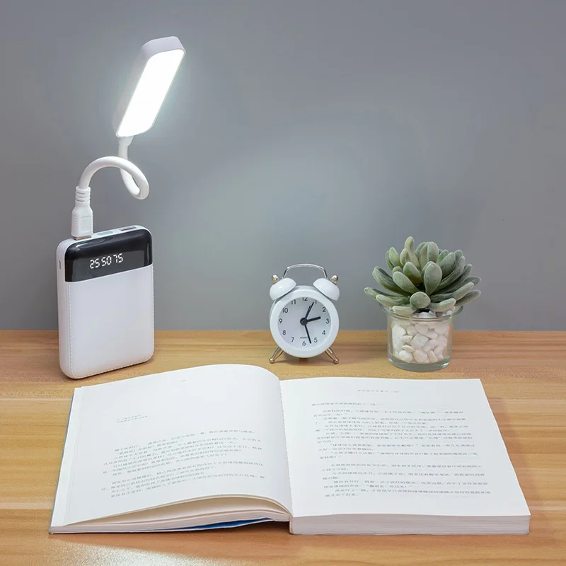 Flexible USB Mini LED Night Lamp 5V Portable Foldable Book Reading Lamp