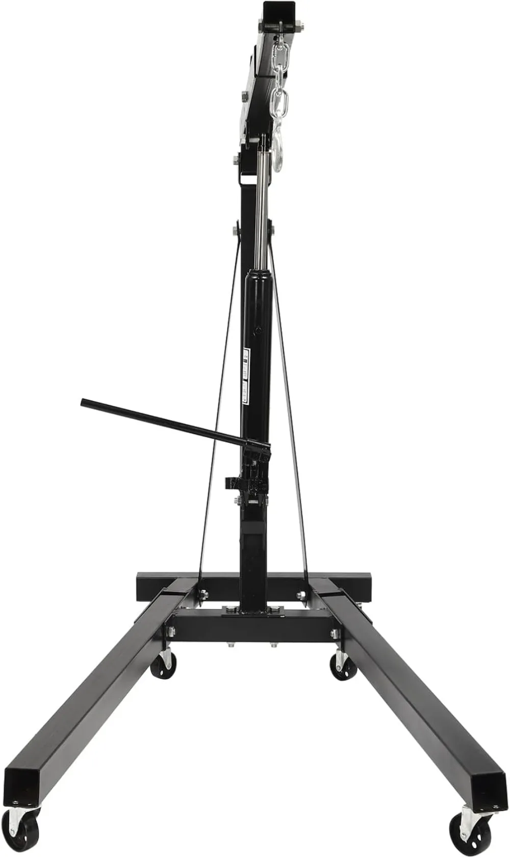 Engine Hoist 2 Ton Folding Cherry Picker Shop Crane Hoist Lift Heavy Duty Folding Shop Crane Engine Lift Lever for
