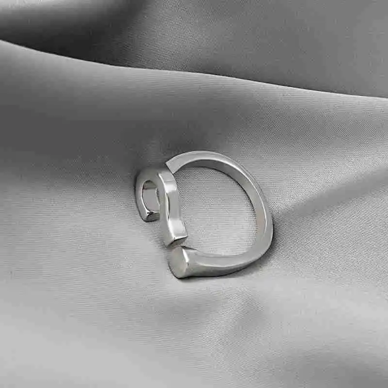 Stile di moda 2025 Semplice ed elegante oro argento geometrico regolabile con anelli di gioielli delicati per feste e matrimoni femminili_voghion.com