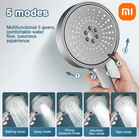 Xiaomi 5 Modes Shower Head Adjustable High Pressure Water Saving Shower Head Powerful Shower Spray Set Home Bathroom Accessories 2