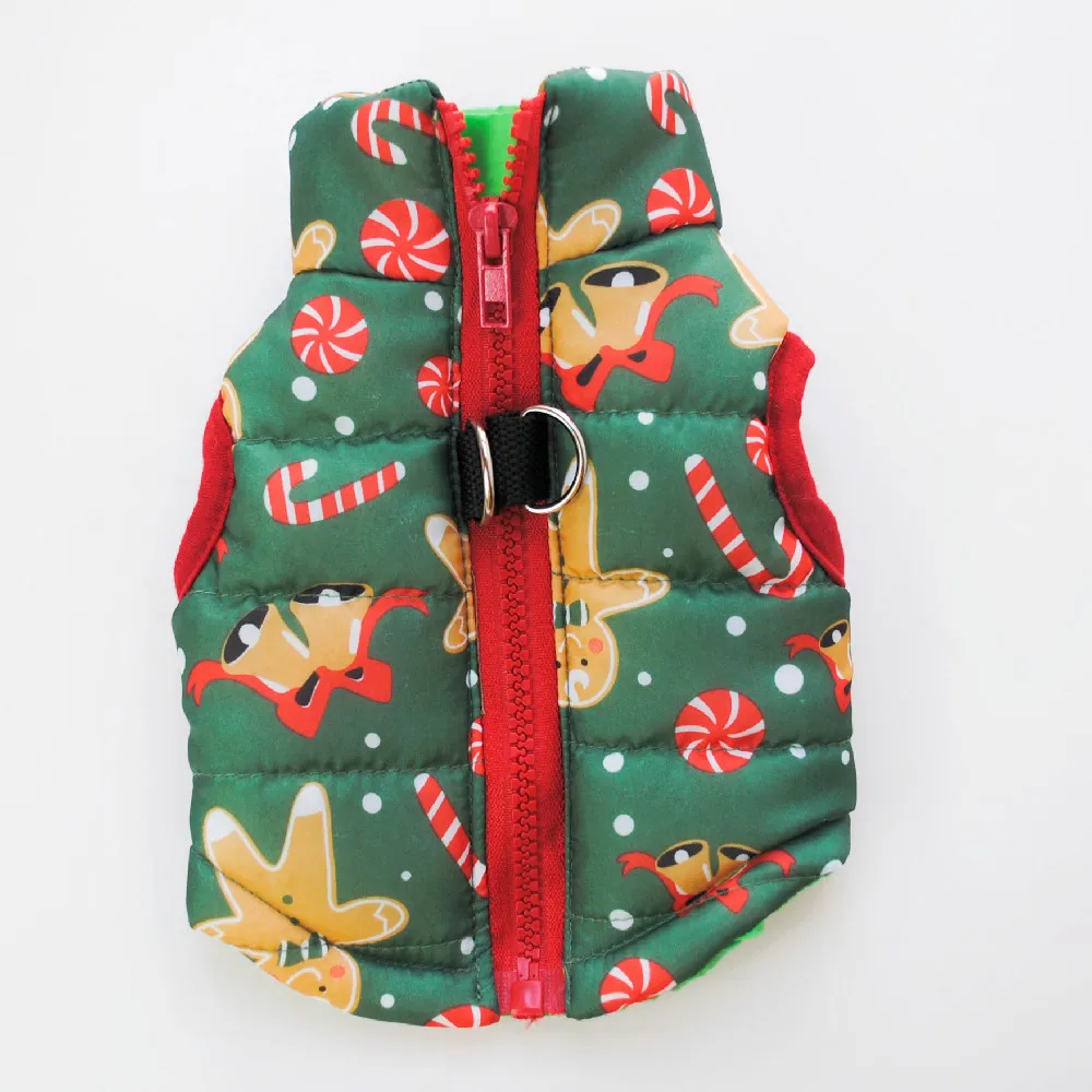 Pet Clothes Puppy Outfit Vest Warm Dog Clothes For Small Dogs Winter Windproof Pets Dog Jacket Coat