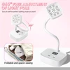 Mini UV LED Nail Lamp with Auto Sensor 27W Rechargeable Flash Cure Lamp 360° Adjustable Nail Dryer with 2 Timers For Home DIY 6