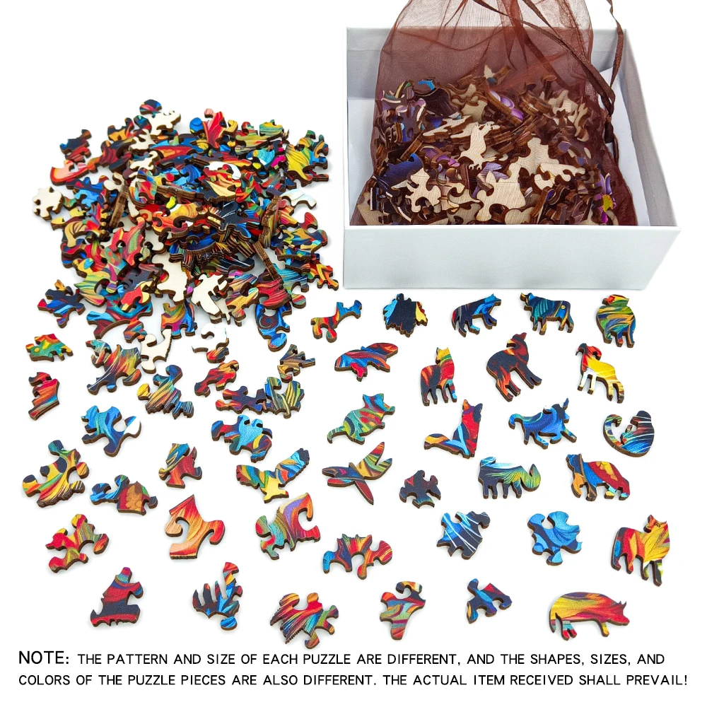 Wooden Puzzle Beautiful Hummingbird - Perfect Home Decoration and Holiday Gifts Creative Puzzle for Adults and Children 6