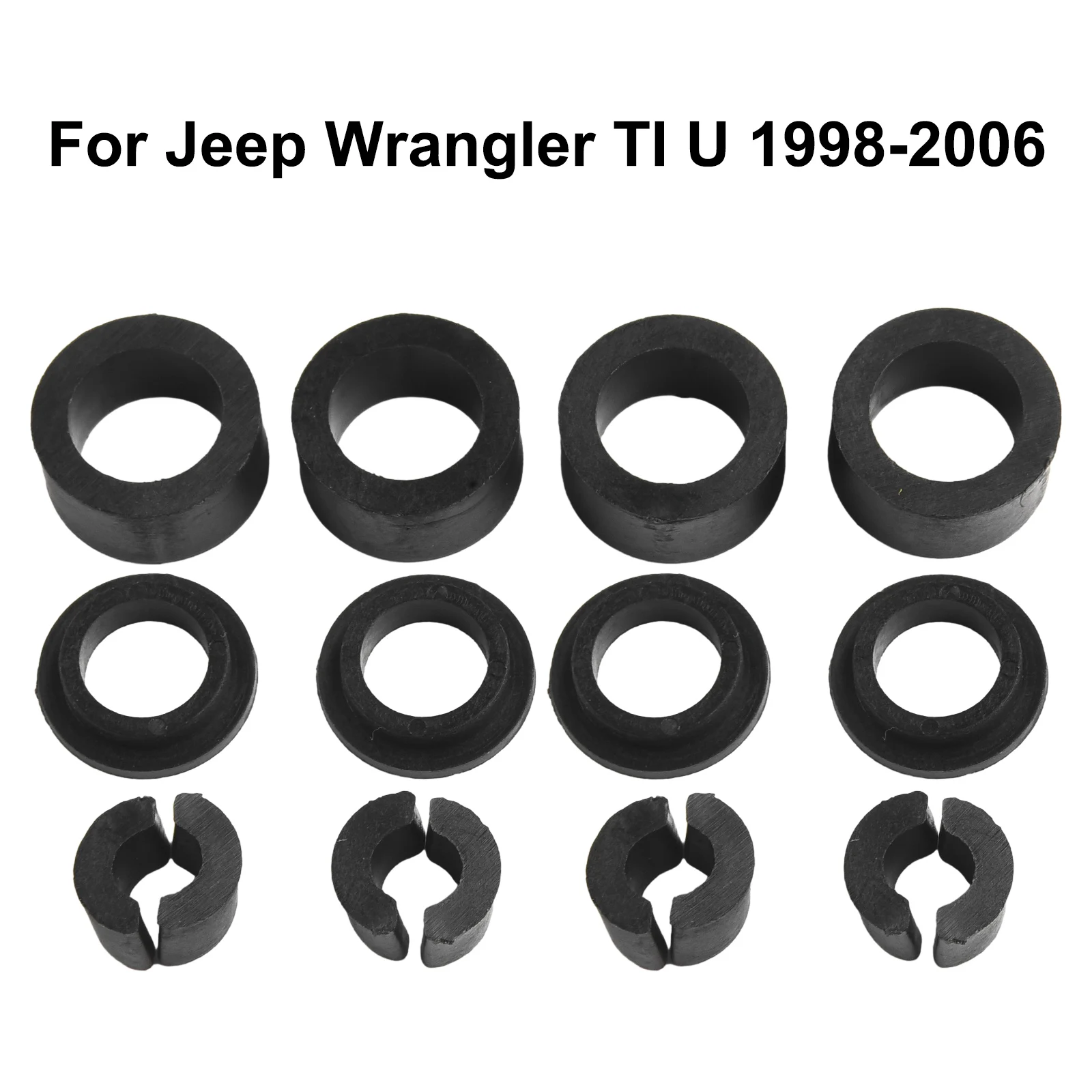 

12pcs Plastic Car Accessories Front Seat Support Bushings & Wobbly Loose Seat Fix For Jeep TJ LJ 1998-2006 Direct Replacement