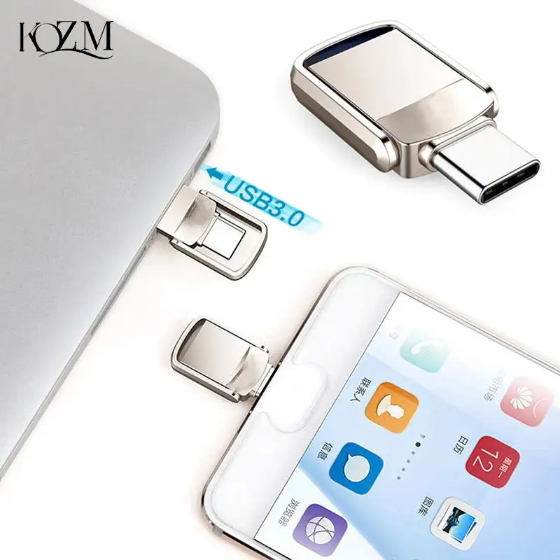 

USB-флеш-накопитель 2 в 1, USB 3,0 и Type C