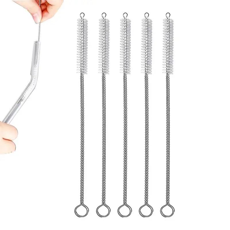 

Straws Cleaning Brush Stainless Steel Water Pipe Brush Reusable Bottle Cleaning Brush Multipurpose Brush For Straws Cups