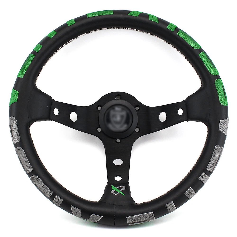 

New Car vertex steering wheel 13inch 320mm Racing PVC Sport With Embroidery Universal Accessiores For GK5 Subaru
