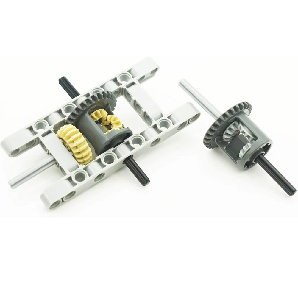768PCS Cars Gears Axles Pack Technical Bricks Parts Wheels Connectors Chain Link Pins Joints Shock Absorber MOC Building Blocks