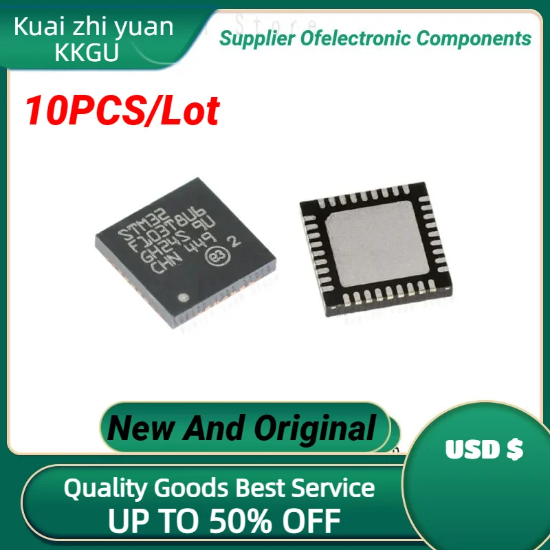 

10PCS/Lot New And Original STM32F103T8U6 STM32F103T8U STM32F103T8 STM32F103T IC MCU Chip STM32 STM32F VFQFPN36 QFN36 Chipset