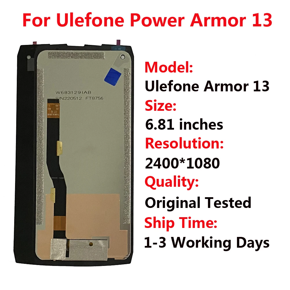 ao toque para Ulefone Power ARMOR 13,