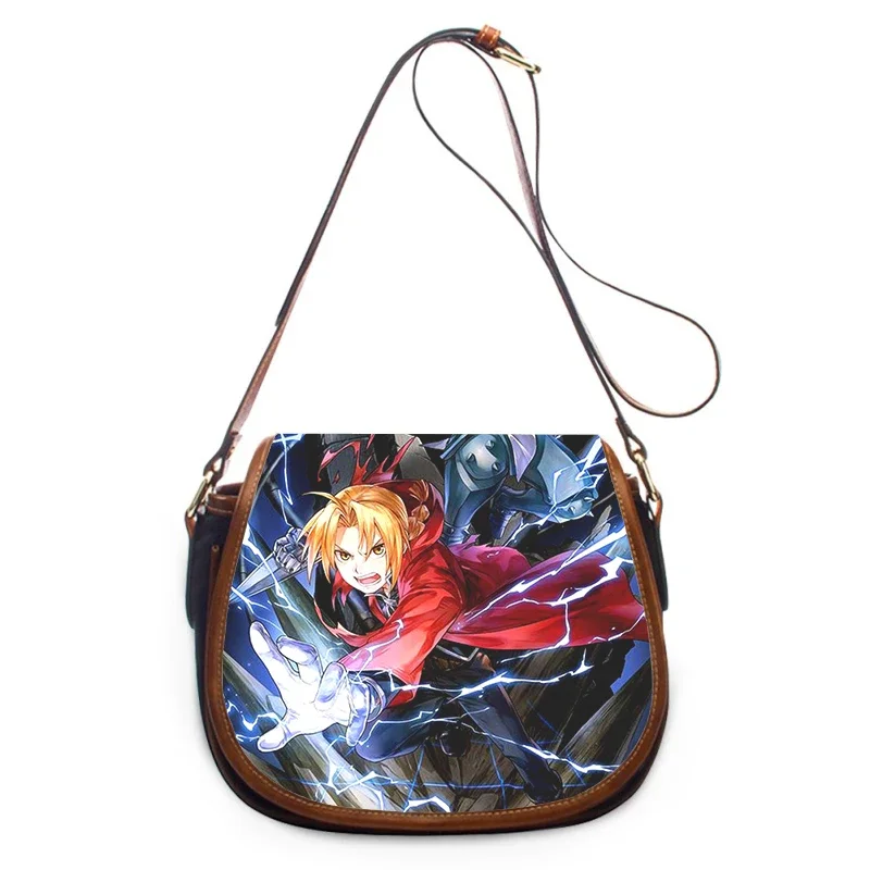 anime Fullmetal Alchemist 3D Print New Fashion Women Crossbody Bag Handbags Women Bags Zipper Shoulder Bag Women Shoulder Bag