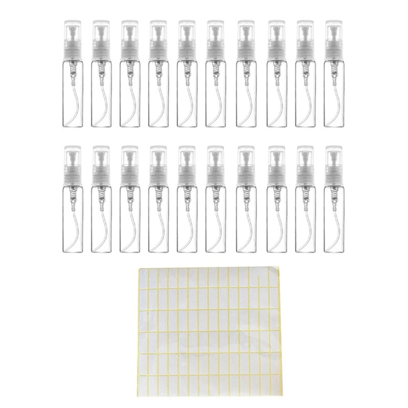 

100Pcs 5ML Spray Bottle Small Cosmetic Packing Atomizer Perfume Bottles Atomizing Spray Liquid Container For Travel