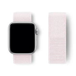 Premium Nylon Strap for Apple Watch - Versatile and Durable Bracelet Correa (12 pearl pink)