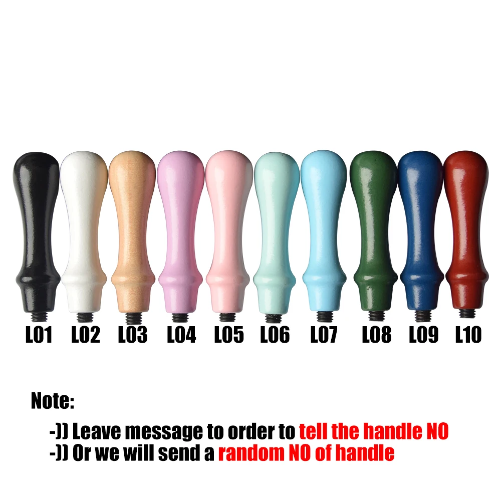 Diy 크리스탈 나무 손잡이 스탬프 씰링 왁스 인감 스푼 결혼식 봉투 멀티 컬러