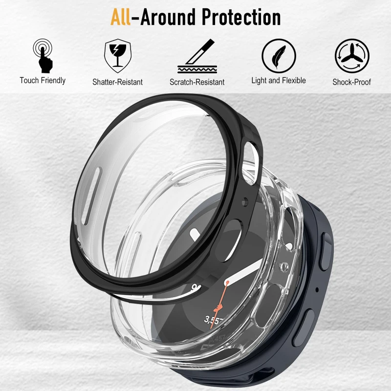 Enhanced All-Around Soft TPU Case and Screen Protector