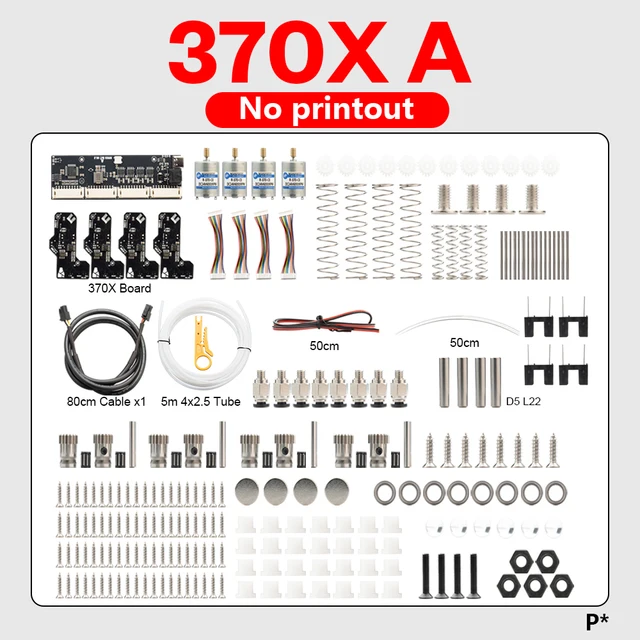 BLV AMS BMCU 370X BMCU 370C Open source AMS MMU solutions AMS lite