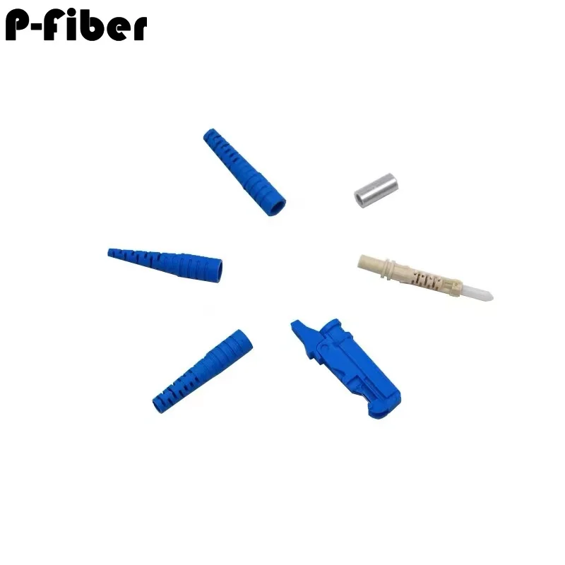E2000/APC/UPC 커넥터 키트, 광섬유 점퍼 커넥터 부품, 2.0, 3.0, 0.9mm 키트 액세서리, 50 개