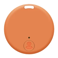Wireless Bluetooth Key Finder Locator with Long Battery Life for Keys, Wallets, and Bags (Orange)