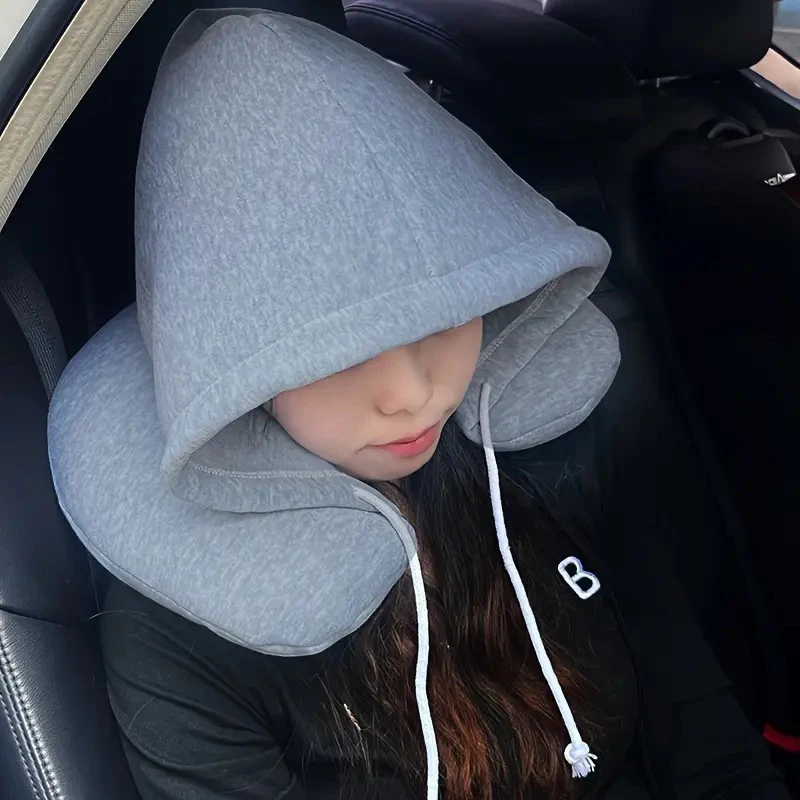 Kids Rear Seat Pillow Car Seat Sleeping Pillows For Passenger Rear Rest Neck Pillow Cushion Long Trip Head Neck Protector