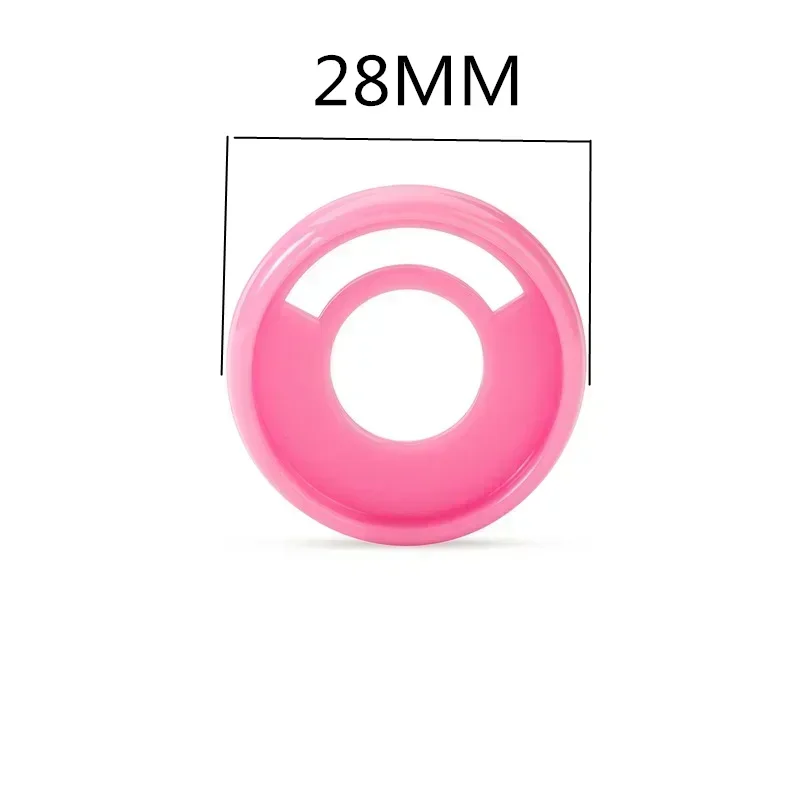Plastic Binding Rings Loose Leaf Binding Coil Book Binding Supplies 100PCS 28MM for Mushroom Hole