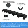 5 Slots Foam Gun Rack with Base Universal Foam Gun Holder Rifles Shotguns Cabinet Storage Wall Mount Double-sided Tape Strips 2