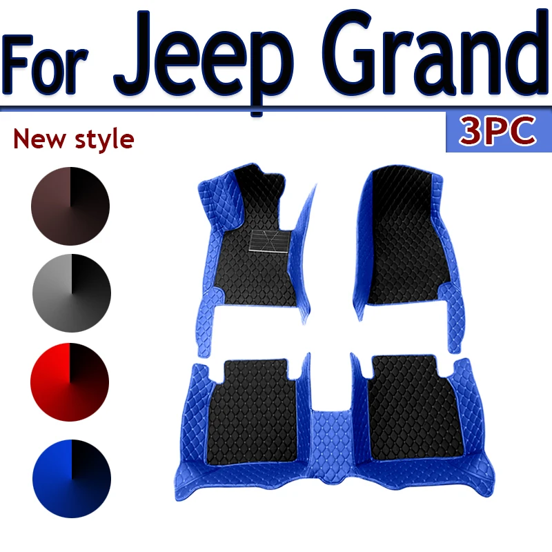 

Car floor mats for Jeep Grand Cherokee WK WK2 2011-2022 21 20 19 18 auto foot Pads Automobile Carpet Cover interior accessories