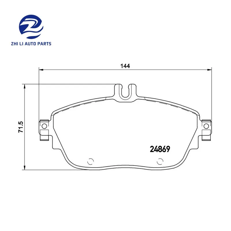인피니티 QX30 용 프론트 브레이크 패드, 메르세데스 B250, CLA250, CLA45, GLA250, 41060-5DA0A, 41060-5DA0B, 41060-HG00C, 신제품