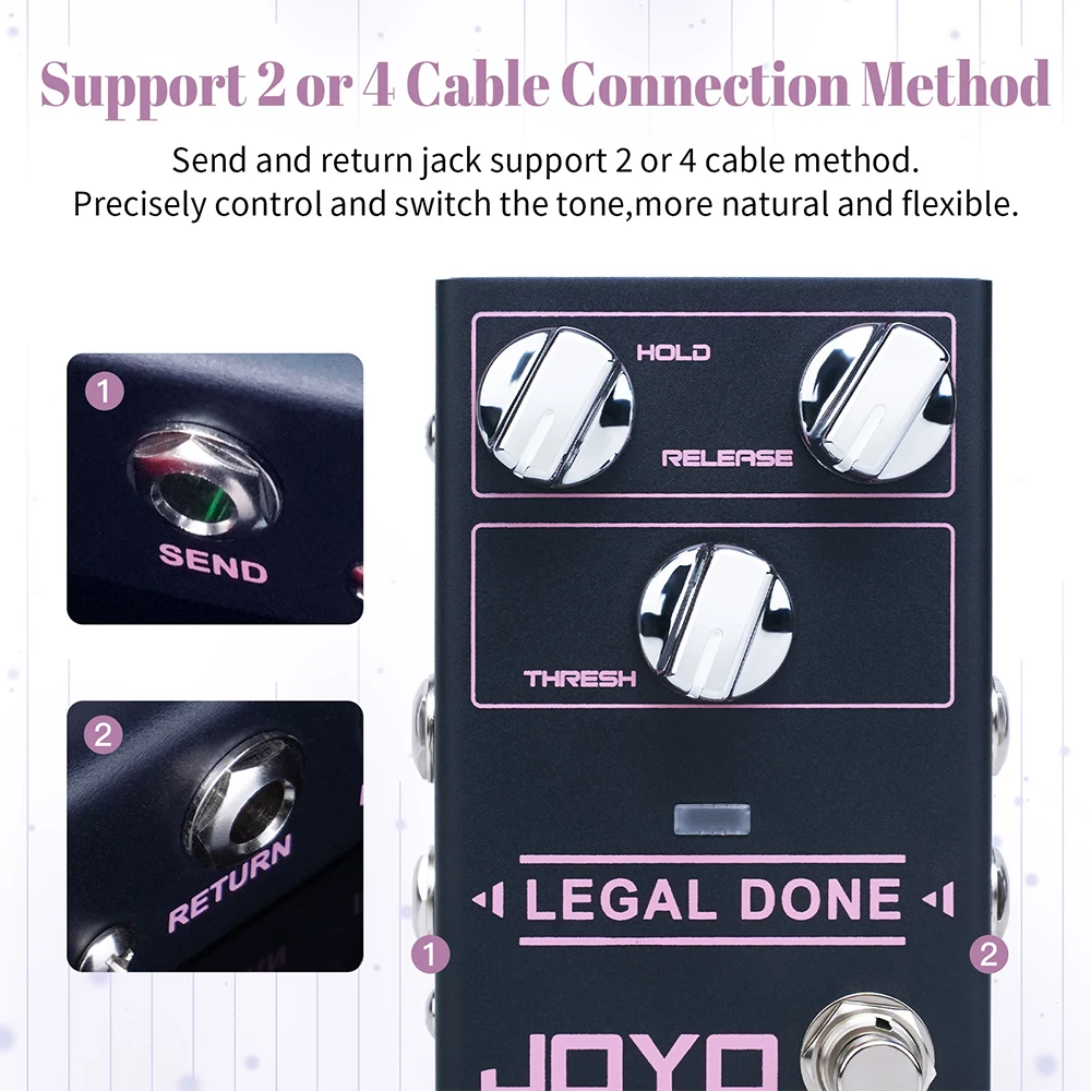 R-23 Guitar Noise Gate Effect Pedal LEGAL DONE Noise Reduction Pedal Precise Noi