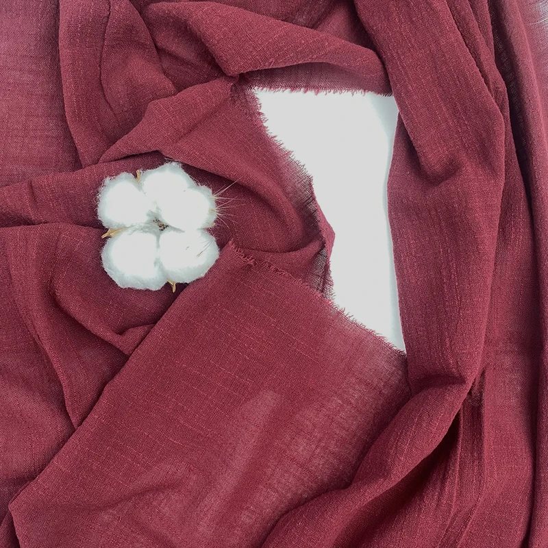 Burgundy Table Runner 100% Cotton Gauze for Wedding Decoration Birthday Parties Christmas Halloween Thanksgiving Events Supplies 3