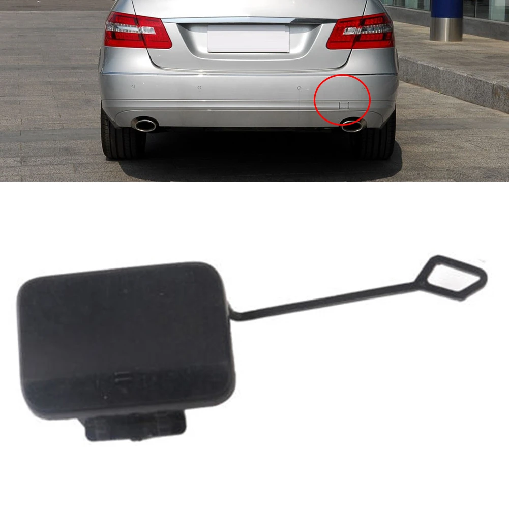 Car Tow Cover Black Hook Cover Tow Hook Cover Unpainted Rear Bumper For