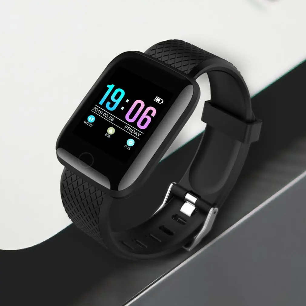 Hot New 116 Plus Smart Watch 1.3 Inch Tft Color Screen Tracker Smart Watch Waterproof Sports Fitness Activity For Women Men