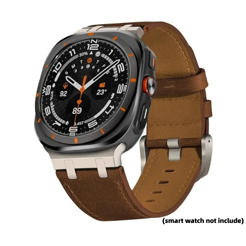 Premium Leather Watch Band - Classic Strap